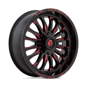 Fuel UTV – D822 ARC UTV – Black – 20″x7″ 13mm – Summer Wheels – D8222070A644